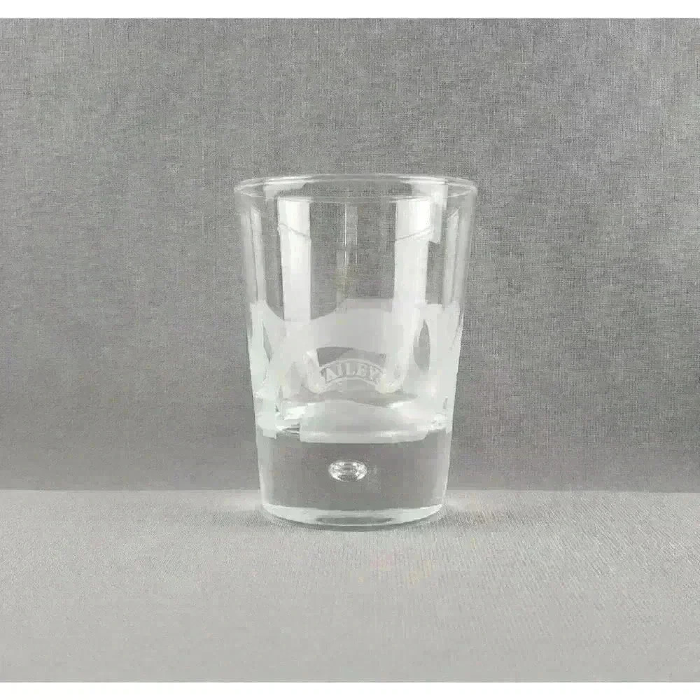 Bailey's On The Rocks Old Fashioned Drinking Glass Art Glass Controlled Bubble